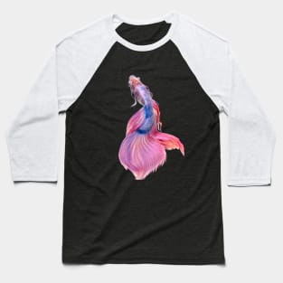 Beautiful Fighting Fish Baseball T-Shirt